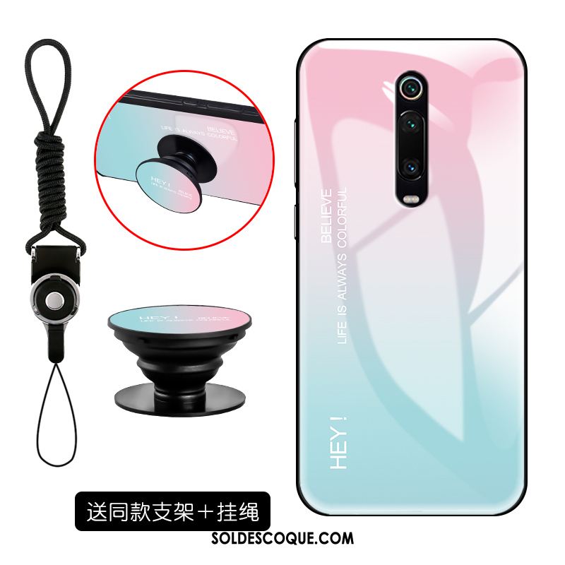 Coque Xiaomi Mi 9t Tendance Silicone Net Rouge Étui Incassable En Ligne