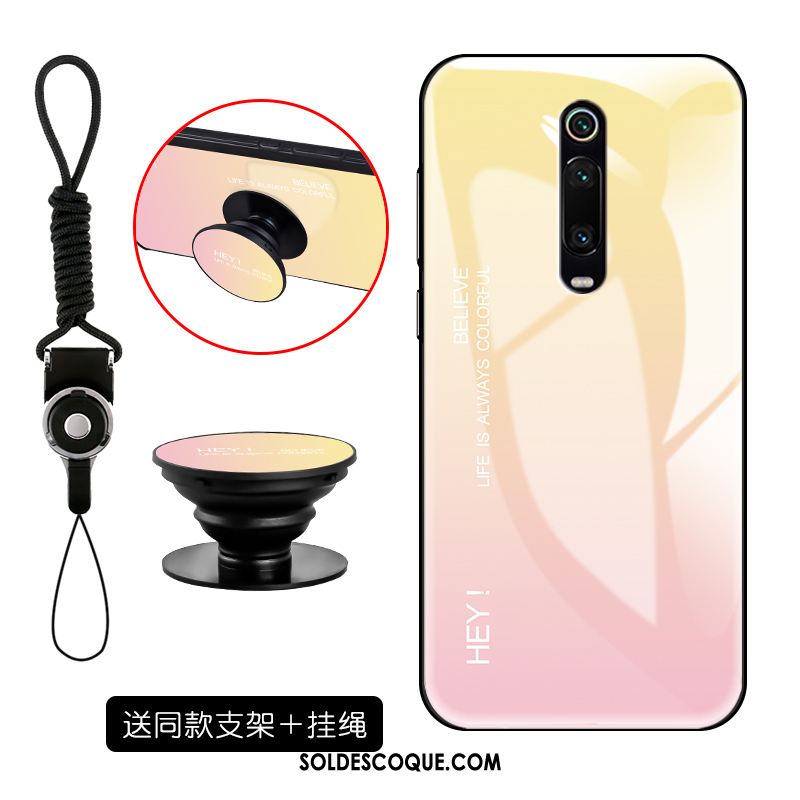 Coque Xiaomi Mi 9t Tendance Silicone Net Rouge Étui Incassable En Ligne