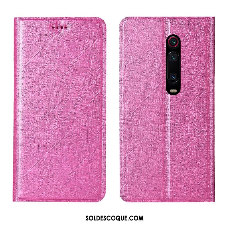 Coque Xiaomi Mi 9t Tout Compris Téléphone Portable Étui En Cuir Protection Soie Soldes