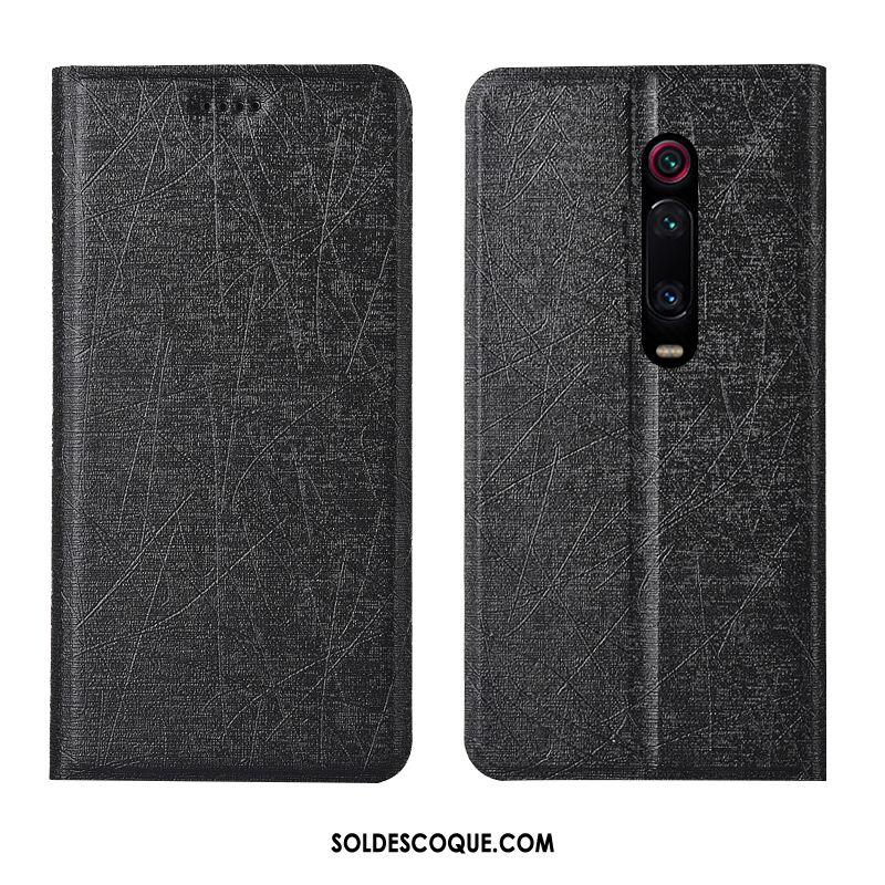 Coque Xiaomi Mi 9t Tout Compris Téléphone Portable Étui En Cuir Protection Soie Soldes