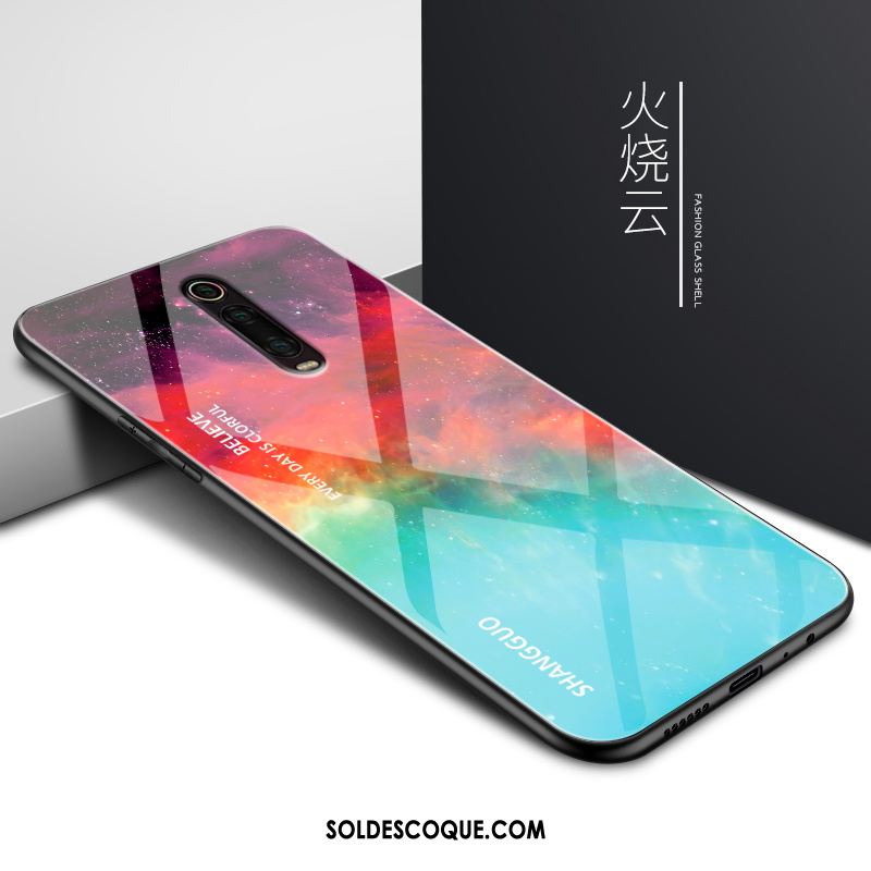 Coque Xiaomi Mi 9t Téléphone Portable Mode Bleu Étui Simple Housse Pas Cher