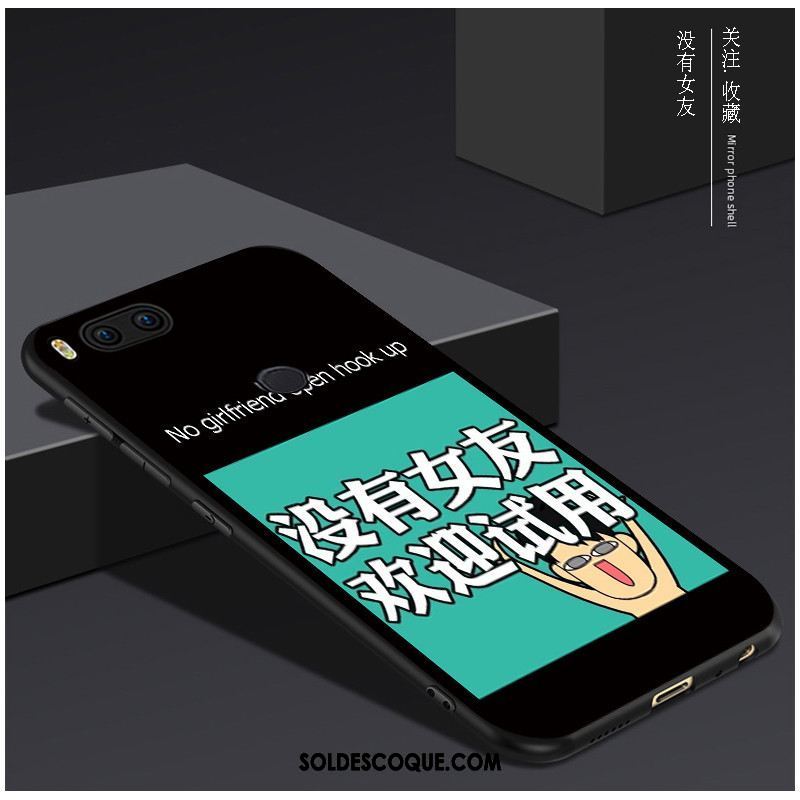 Coque Xiaomi Mi A1 Délavé En Daim Protection Petit Net Rouge Personnalité Soldes