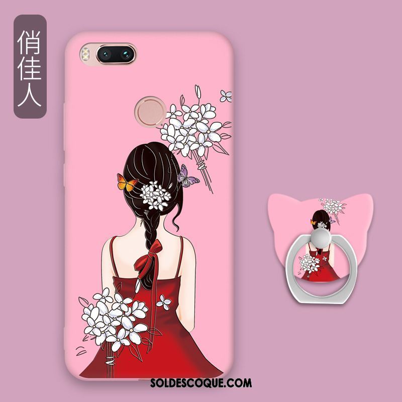 Coque Xiaomi Mi A1 Fluide Doux Nouveau Incassable Petit Anneau Housse En Vente