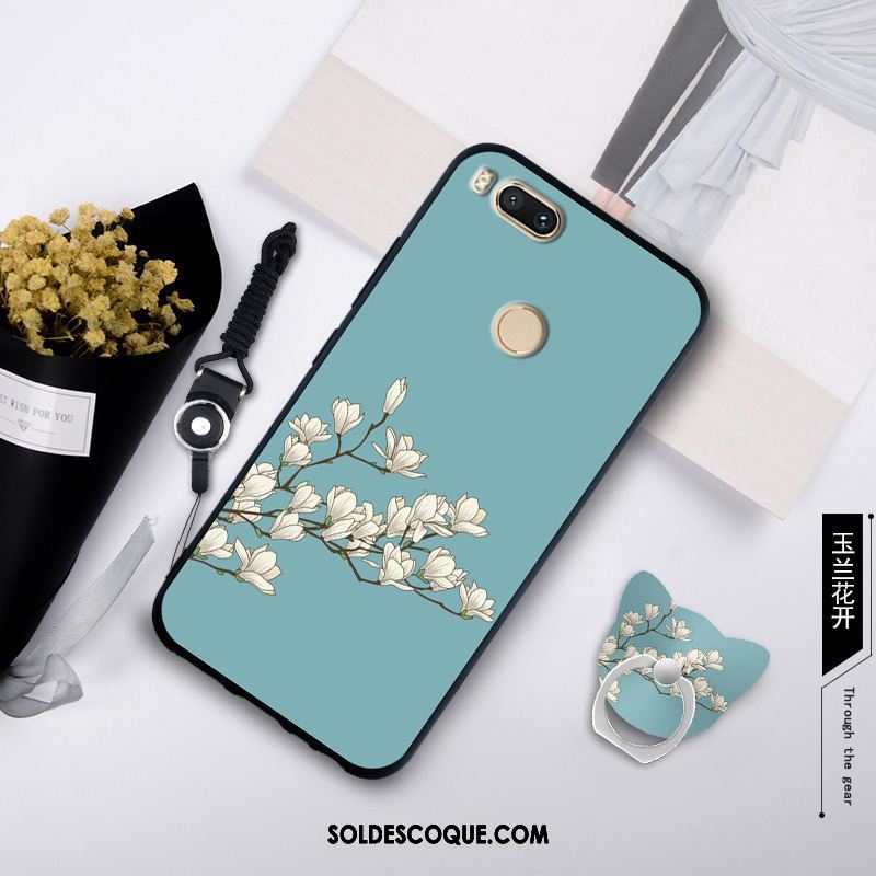 Coque Xiaomi Mi A1 Fluide Doux Tout Compris Petit Tendance Vert En Ligne