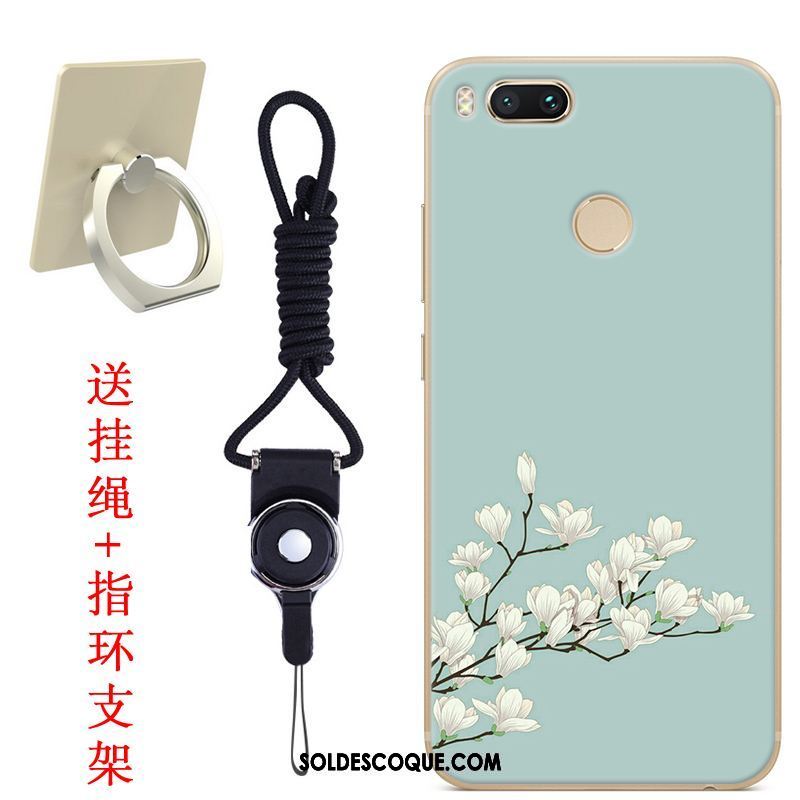 Coque Xiaomi Mi A1 Frais Téléphone Portable Petit Vert Fluide Doux Housse Soldes