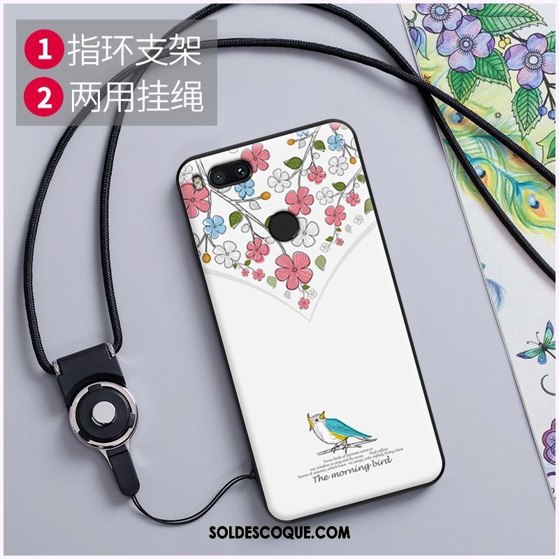 Coque Xiaomi Mi A1 Ornements Suspendus Dessin Animé Blanc Tout Compris Étui Housse Pas Cher