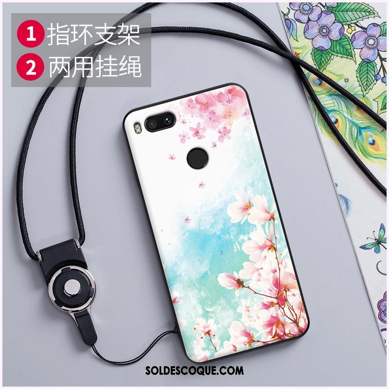 Coque Xiaomi Mi A1 Ornements Suspendus Dessin Animé Blanc Tout Compris Étui Housse Pas Cher