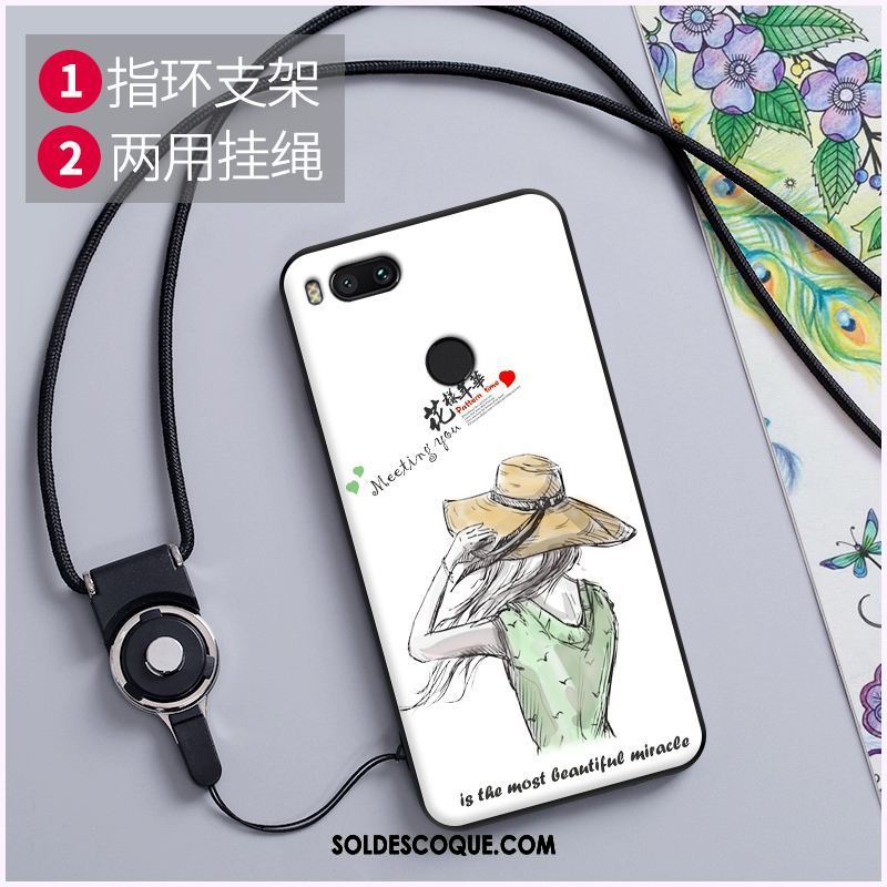 Coque Xiaomi Mi A1 Ornements Suspendus Dessin Animé Blanc Tout Compris Étui Housse Pas Cher