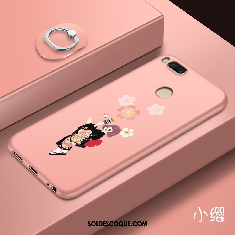 Coque Xiaomi Mi A1 Tout Compris Délavé En Daim Fluide Doux Personnalité Petit En Ligne