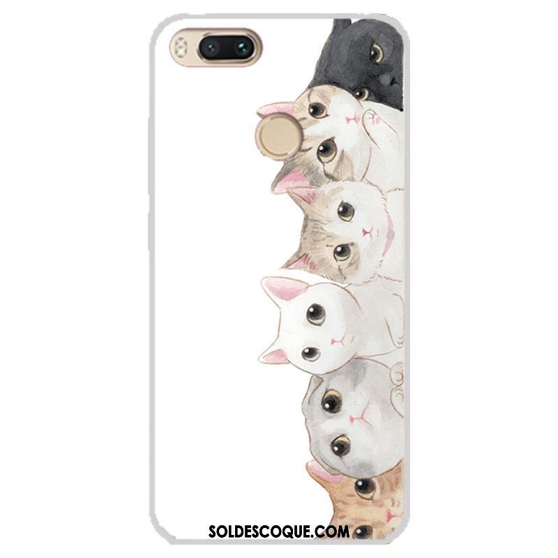 Coque Xiaomi Mi A1 Tout Compris Tendance Gaufrage Petit Fluide Doux Pas Cher