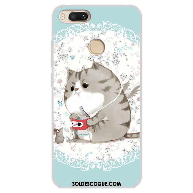 Coque Xiaomi Mi A1 Tout Compris Tendance Gaufrage Petit Fluide Doux Pas Cher