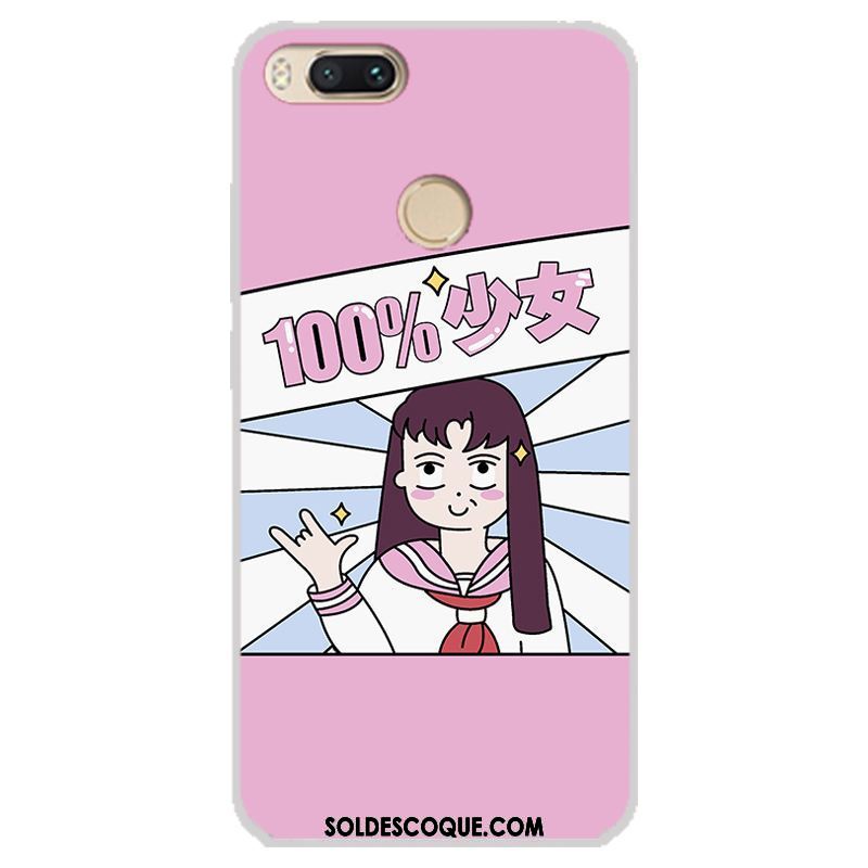 Coque Xiaomi Mi A1 Tout Compris Tendance Gaufrage Petit Fluide Doux Pas Cher