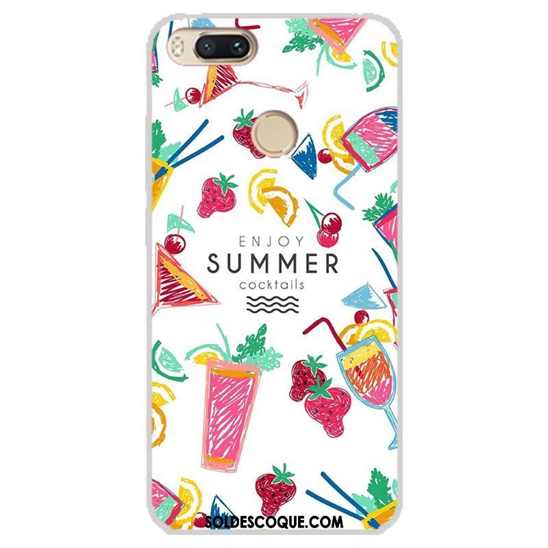 Coque Xiaomi Mi A1 Tout Compris Tendance Gaufrage Petit Fluide Doux Pas Cher