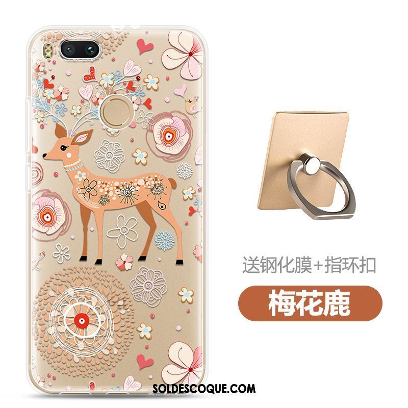 Coque Xiaomi Mi A1 Très Mince Téléphone Portable Délavé En Daim Incassable Fluide Doux En Ligne