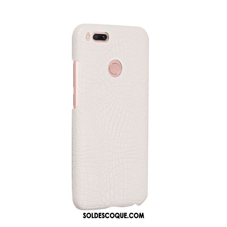 Coque Xiaomi Mi A1 Téléphone Portable Petit Crocodile Cuir Rouge En Vente