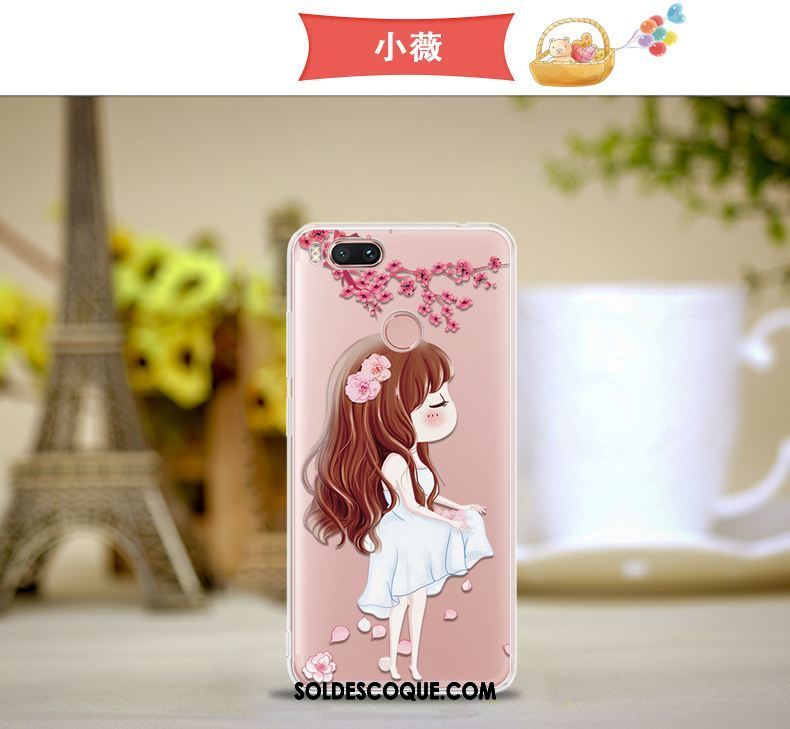 Coque Xiaomi Mi A1 Une Agrafe Incassable Anneau Fluide Doux Petit En Vente