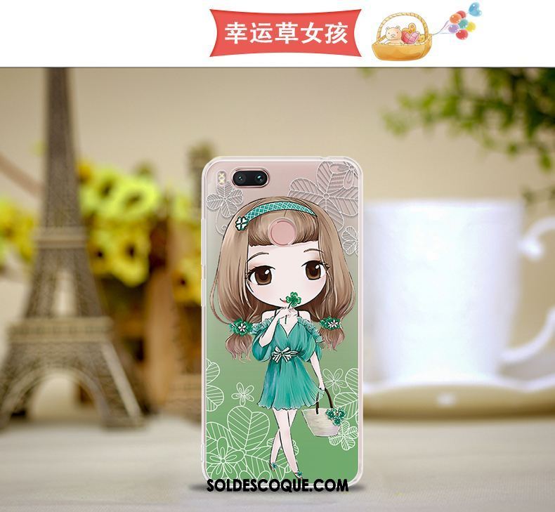 Coque Xiaomi Mi A1 Une Agrafe Incassable Anneau Fluide Doux Petit En Vente