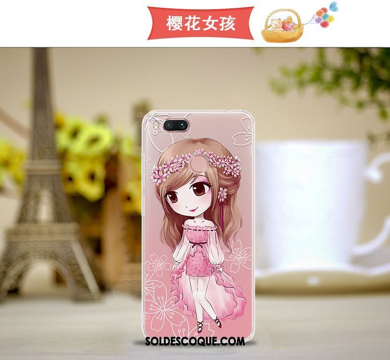 Coque Xiaomi Mi A1 Une Agrafe Incassable Anneau Fluide Doux Petit En Vente