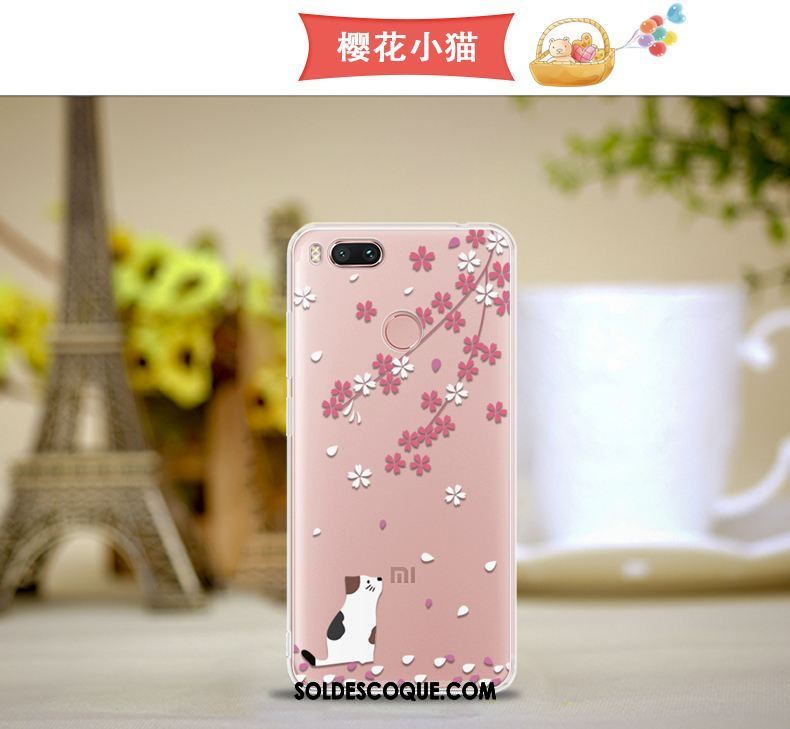 Coque Xiaomi Mi A1 Une Agrafe Incassable Anneau Fluide Doux Petit En Vente