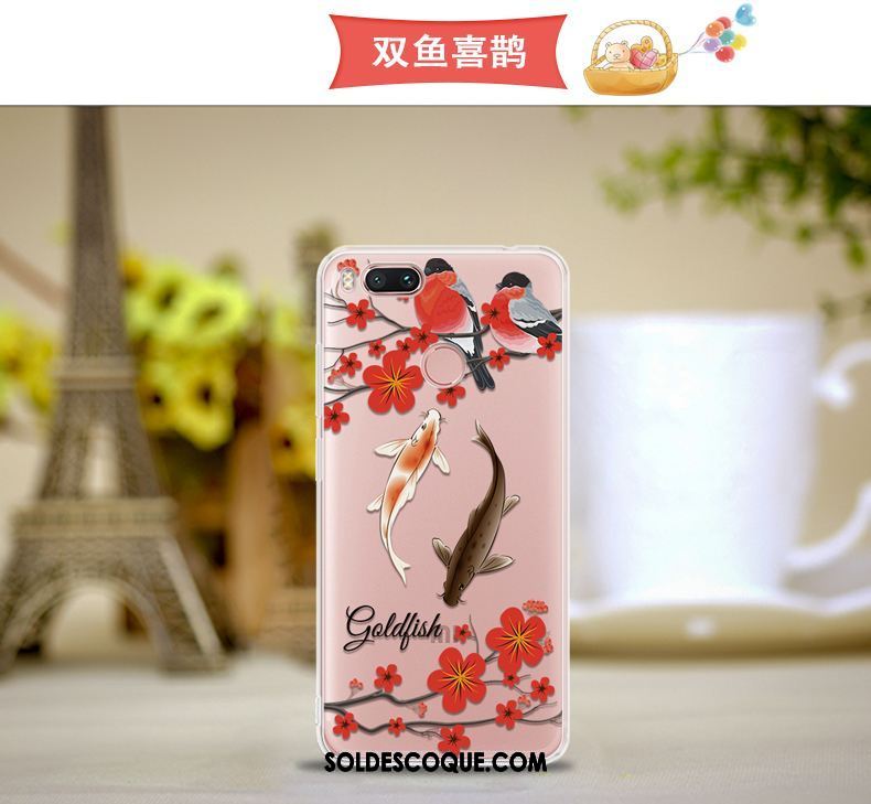 Coque Xiaomi Mi A1 Une Agrafe Incassable Anneau Fluide Doux Petit En Vente