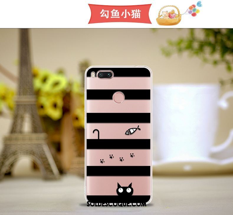 Coque Xiaomi Mi A1 Une Agrafe Incassable Anneau Fluide Doux Petit En Vente