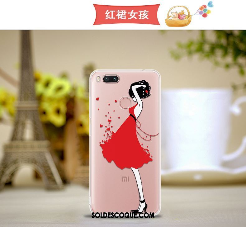 Coque Xiaomi Mi A1 Une Agrafe Incassable Anneau Fluide Doux Petit En Vente