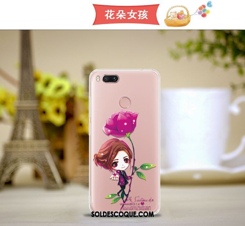 Coque Xiaomi Mi A1 Une Agrafe Incassable Anneau Fluide Doux Petit En Vente