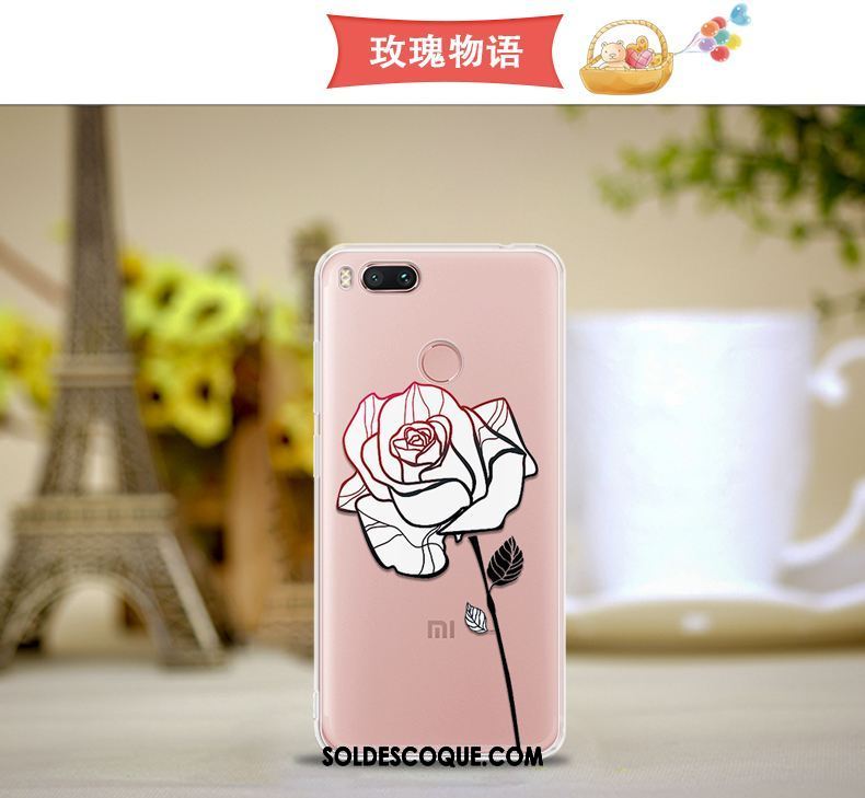 Coque Xiaomi Mi A1 Une Agrafe Incassable Anneau Fluide Doux Petit En Vente