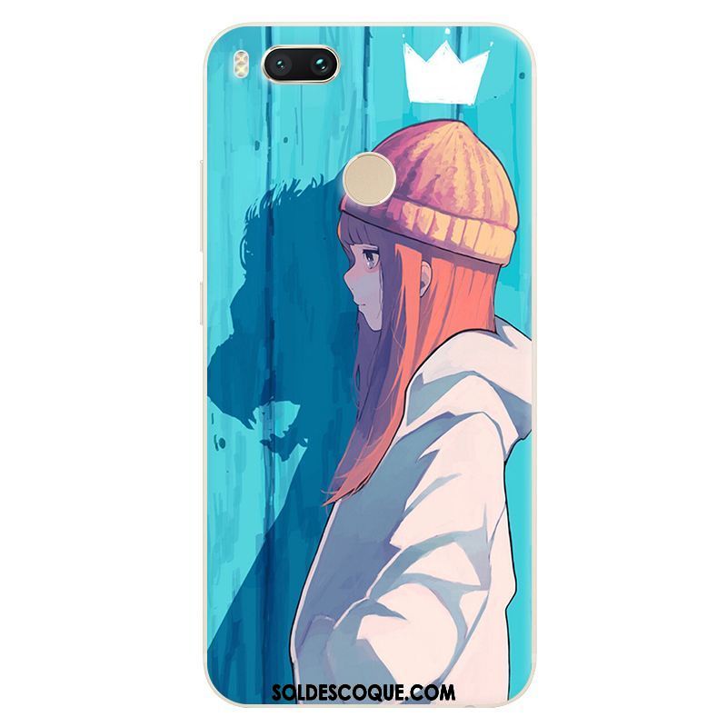 Coque Xiaomi Mi A1 Étui Incassable Difficile Vert Téléphone Portable En Ligne