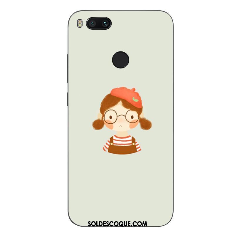 Coque Xiaomi Mi A1 Étui Petit Nouveau Fluide Doux Rose Pas Cher