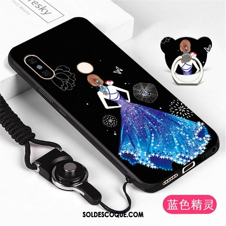 Coque Xiaomi Mi A2 Blanc Ornements Suspendus Fluide Doux Étui Incassable Pas Cher