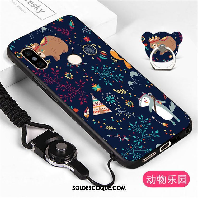 Coque Xiaomi Mi A2 Blanc Ornements Suspendus Fluide Doux Étui Incassable Pas Cher