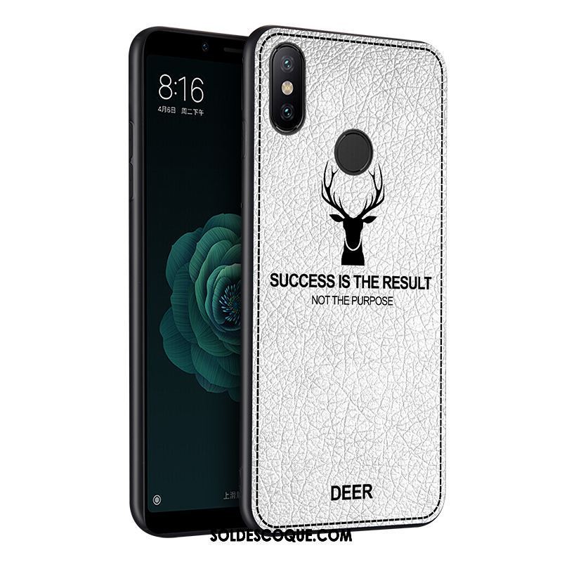 Coque Xiaomi Mi A2 Cuir Téléphone Portable Étui Tout Compris Protection Pas Cher