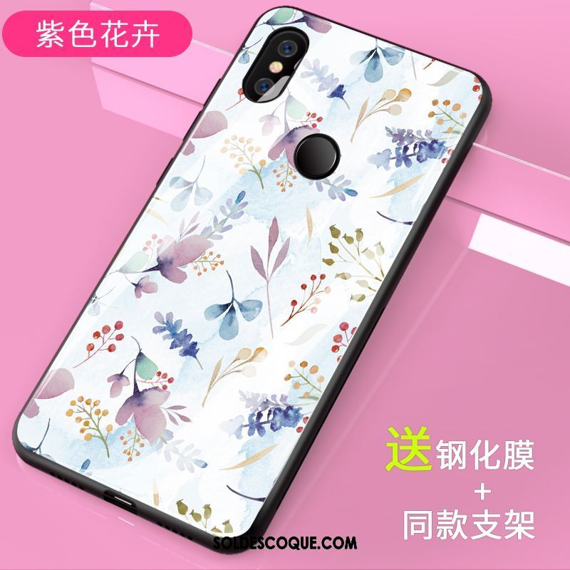 Coque Xiaomi Mi A2 Dessin Animé Verre Jeunesse Étui Nouveau Soldes