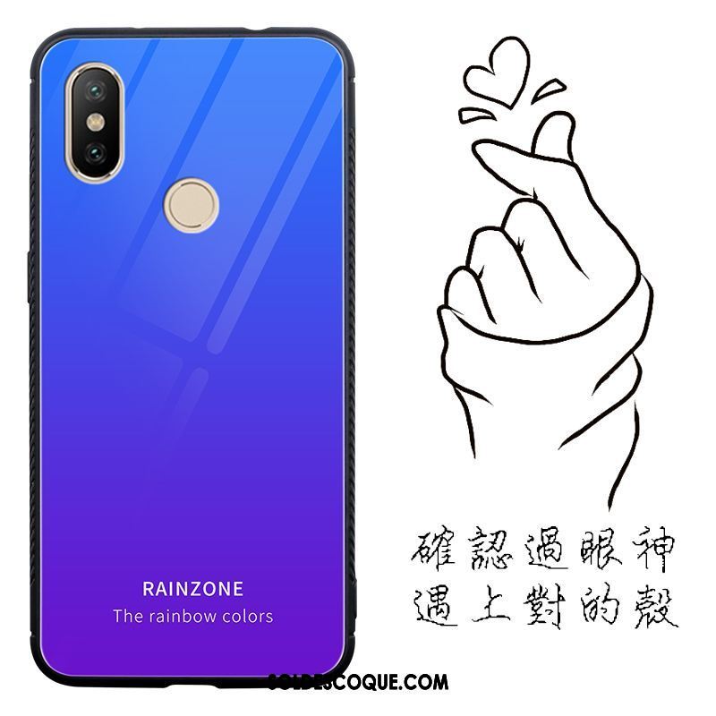 Coque Xiaomi Mi A2 Difficile Créatif Personnalité Incassable Bleu En Ligne