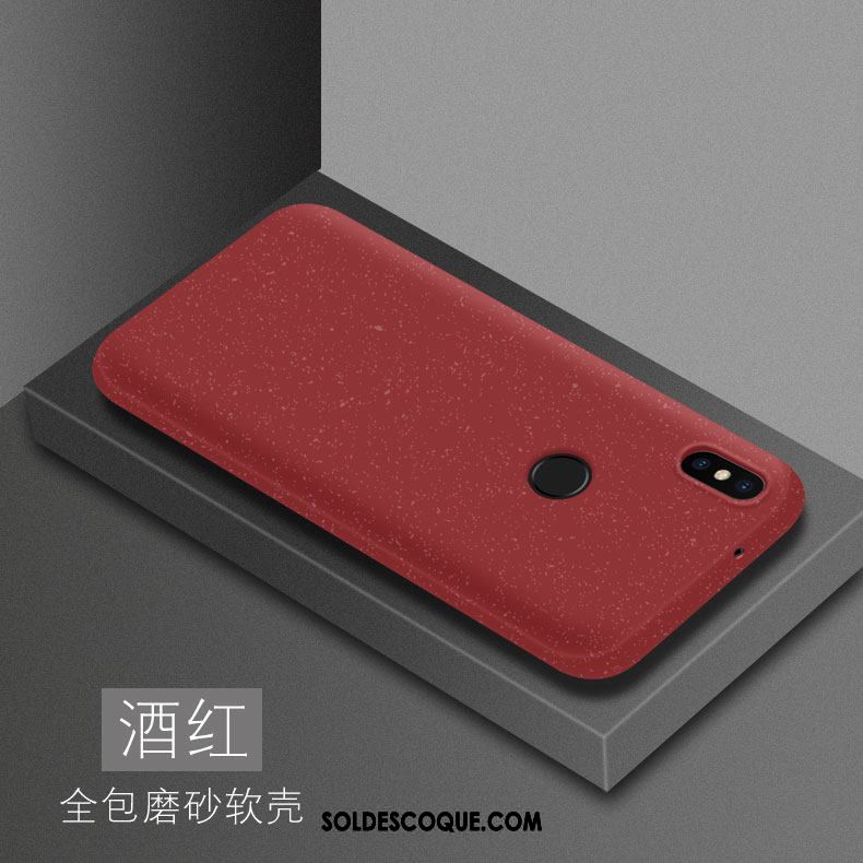Coque Xiaomi Mi A2 Délavé En Daim Tendance Créatif Protection Violet En Vente