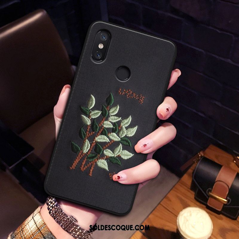 Coque Xiaomi Mi A2 Incassable Tout Compris Protection Noir Fluide Doux En Vente