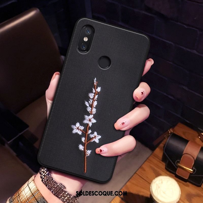 Coque Xiaomi Mi A2 Incassable Tout Compris Protection Noir Fluide Doux En Vente