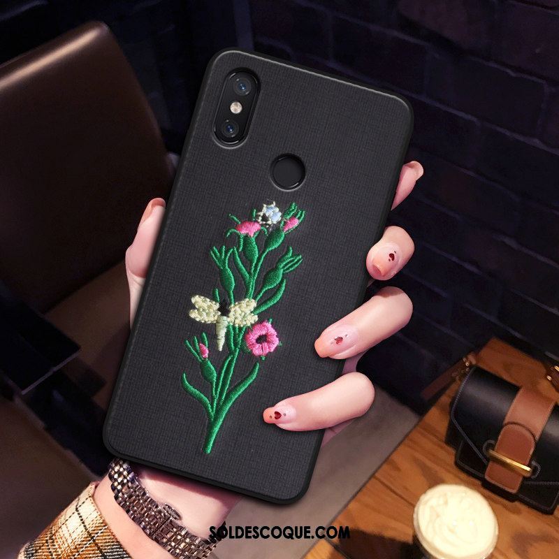 Coque Xiaomi Mi A2 Incassable Tout Compris Protection Noir Fluide Doux En Vente