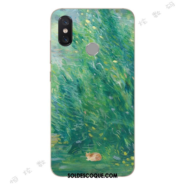 Coque Xiaomi Mi A2 Petit Incassable Marque De Tendance Protection Téléphone Portable Soldes