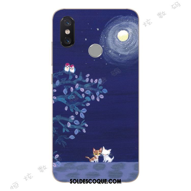 Coque Xiaomi Mi A2 Petit Incassable Marque De Tendance Protection Téléphone Portable Soldes