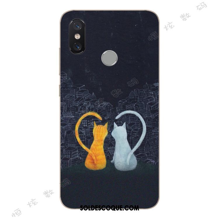 Coque Xiaomi Mi A2 Petit Incassable Marque De Tendance Protection Téléphone Portable Soldes