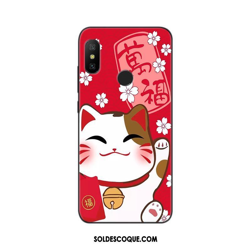 Coque Xiaomi Mi A2 Petit Peinture Étui Incassable Téléphone Portable Pas Cher