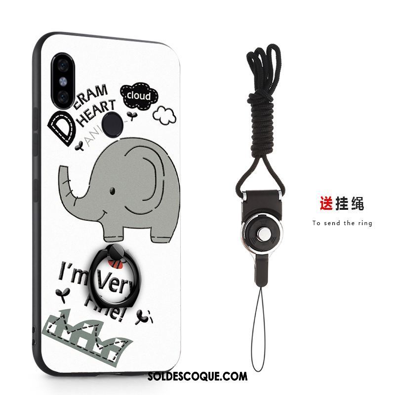 Coque Xiaomi Mi A2 Petit Étui Téléphone Portable Ornements Suspendus Anneau Soldes