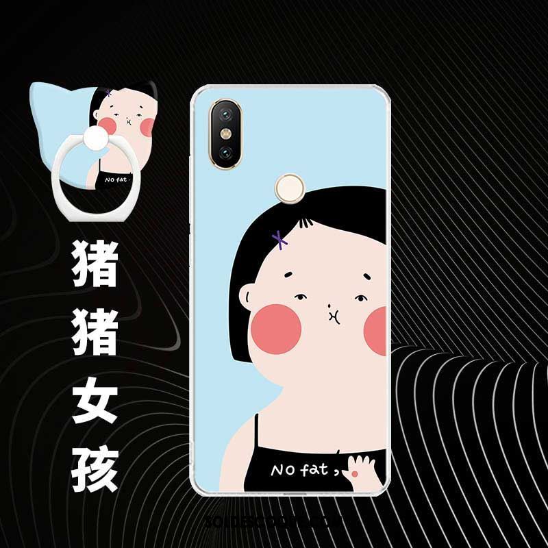 Coque Xiaomi Mi A2 Protection Créatif Mesh Bleu Peinture Soldes