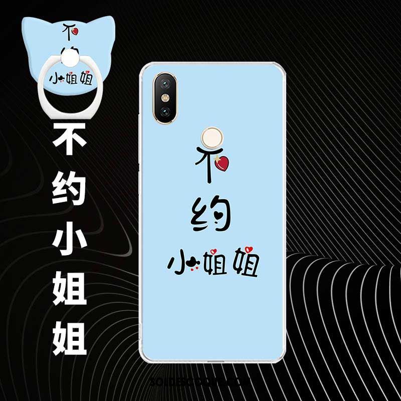 Coque Xiaomi Mi A2 Protection Créatif Mesh Bleu Peinture Soldes