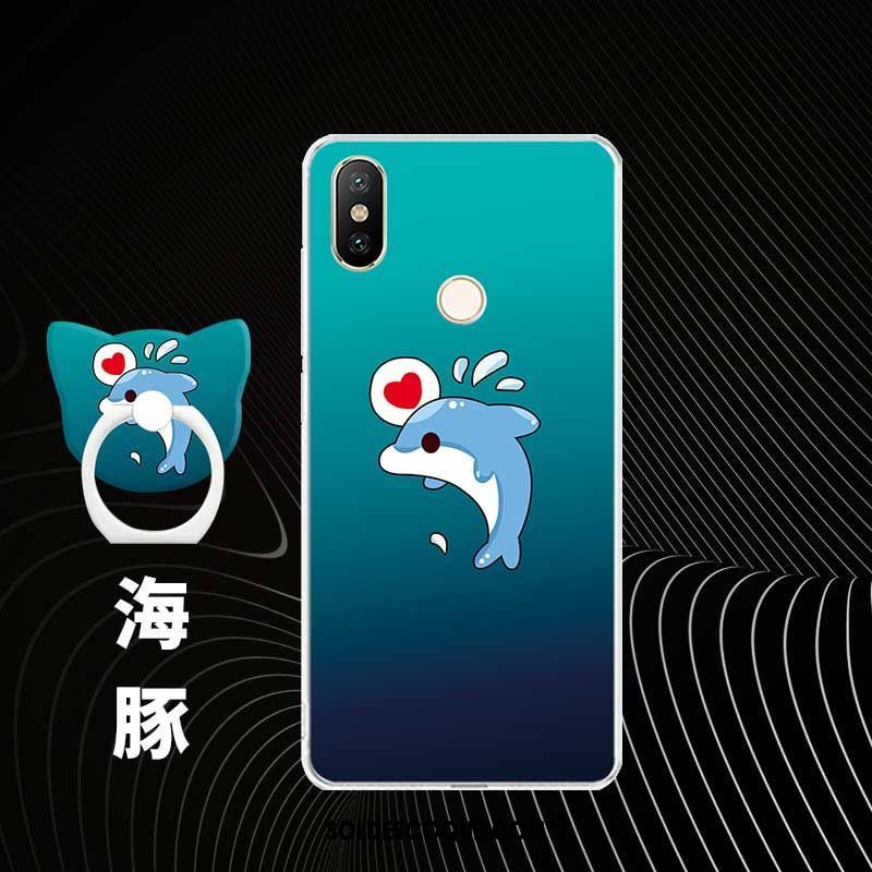 Coque Xiaomi Mi A2 Protection Créatif Mesh Bleu Peinture Soldes