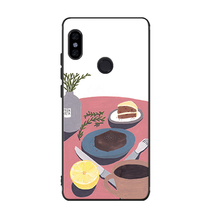 Coque Xiaomi Mi A2 Protection Noir Bordure Silicone Europe En Ligne