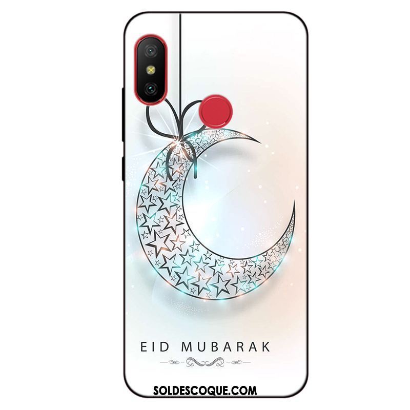 Coque Xiaomi Mi A2 Rouge Simple Fluide Doux Téléphone Portable Incassable Soldes