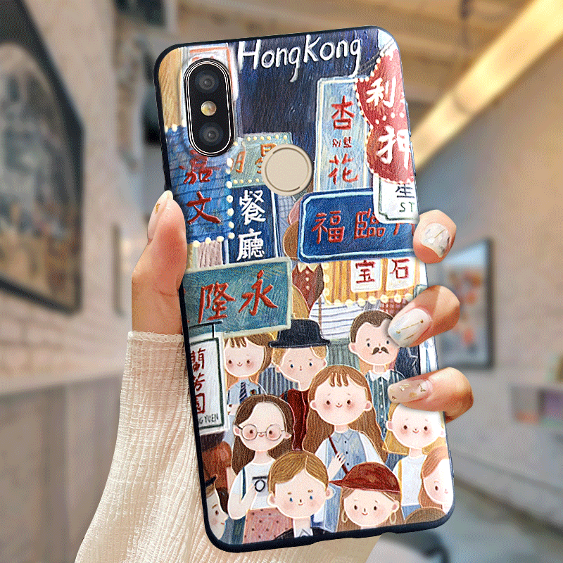 Coque Xiaomi Mi A2 Silicone Dessin Animé Protection Téléphone Portable Étui En Ligne